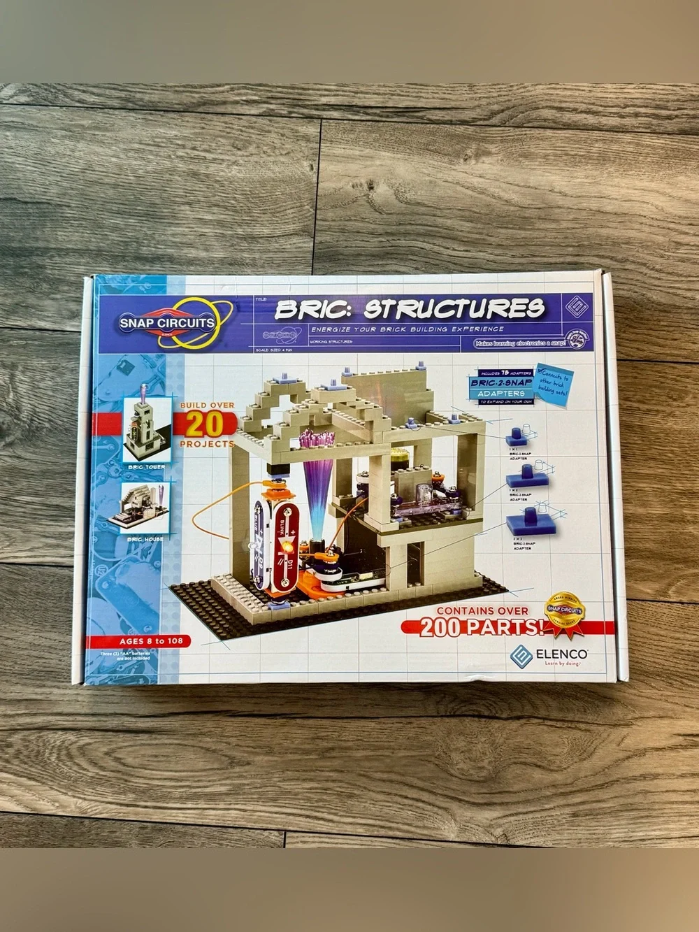 Snap Circuits BRIC Structures SC-BRIC1 STEM Building Kit NEW Sealed 200+ Parts